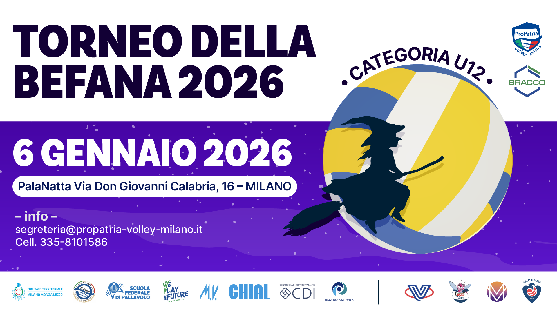 Locandina trofeo delal befana pro patria